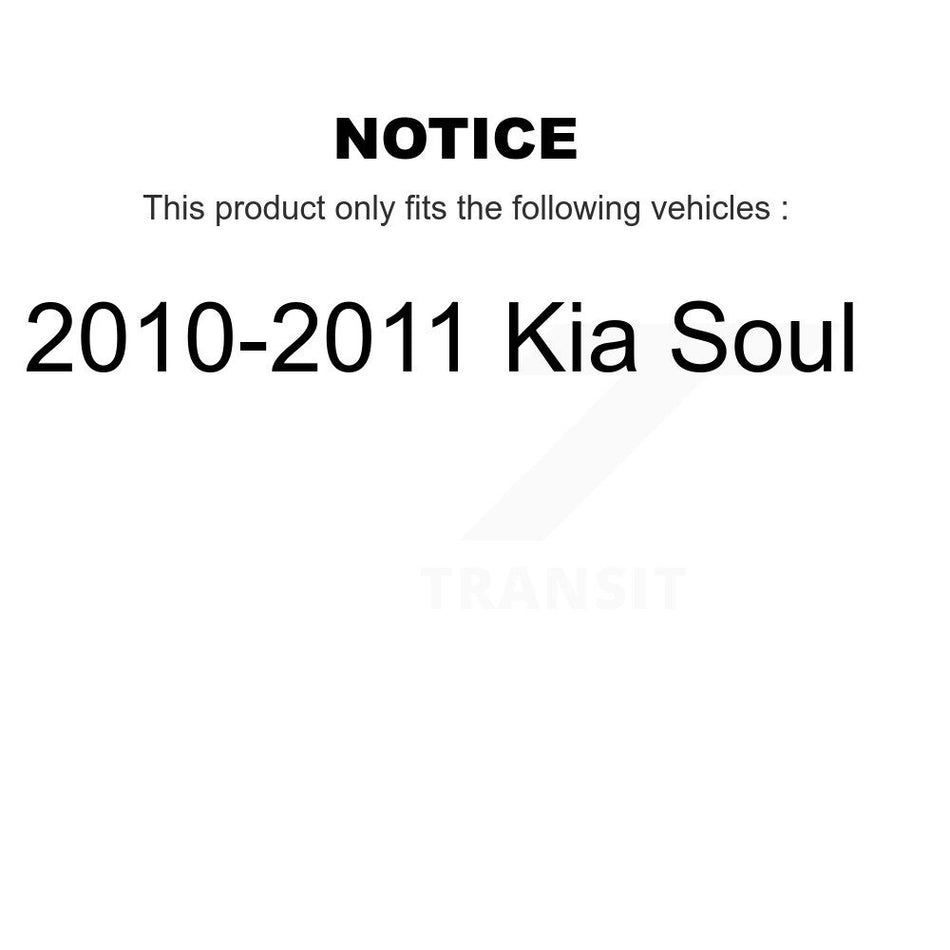 Engine Air Filter (2 Pack) For 2010-2011 Kia Soul K57-100067