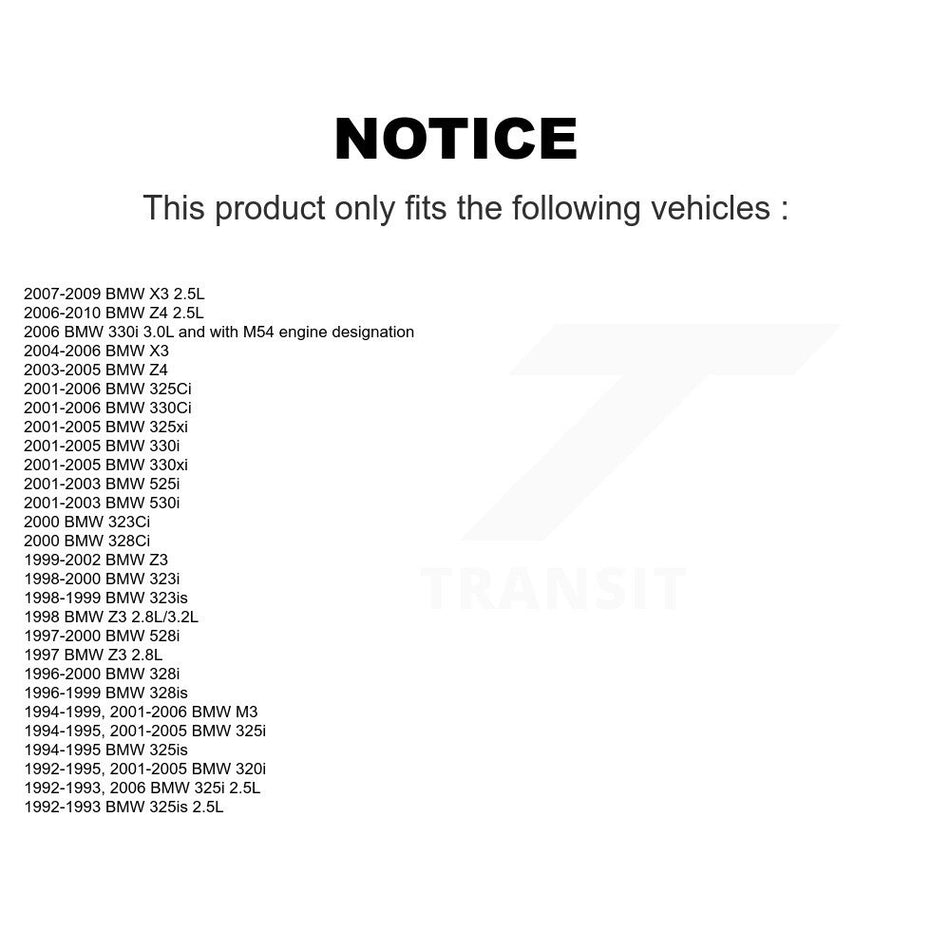 Engine Air Filter (2 Pack) For BMW X3 Z4 325i Z3 330Ci 325Ci M3 330i 328i 320i 325xi 323i K57-100081