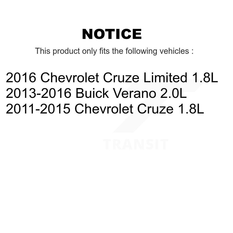 Engine Air Filter (2 Pack) For Chevrolet Cruze Buick Verano Limited K57-100174