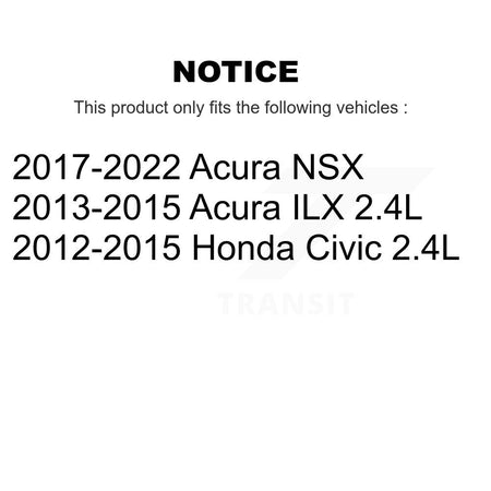 Engine Air Filter (2 Pack) For Honda Civic Acura ILX NSX K57-100177