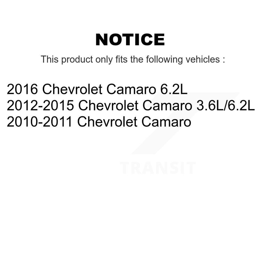 Engine Air Filter (2 Pack) For Chevrolet Camaro K57-100233