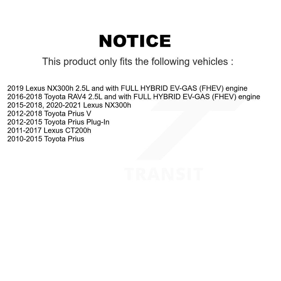 Engine Air Filter (2 Pack) For Toyota RAV4 Prius V Lexus CT200h NX300h Plug-In K57-100235