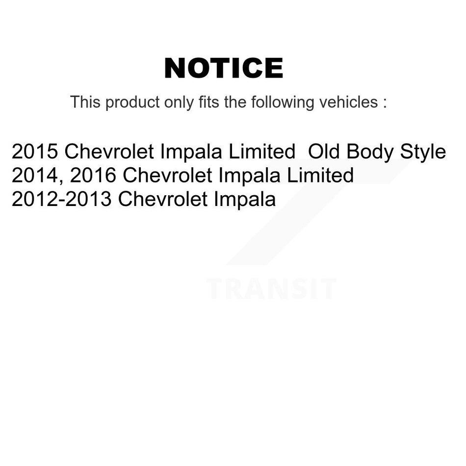 Engine Air Filter (2 Pack) For Chevrolet Impala Limited K57-100253