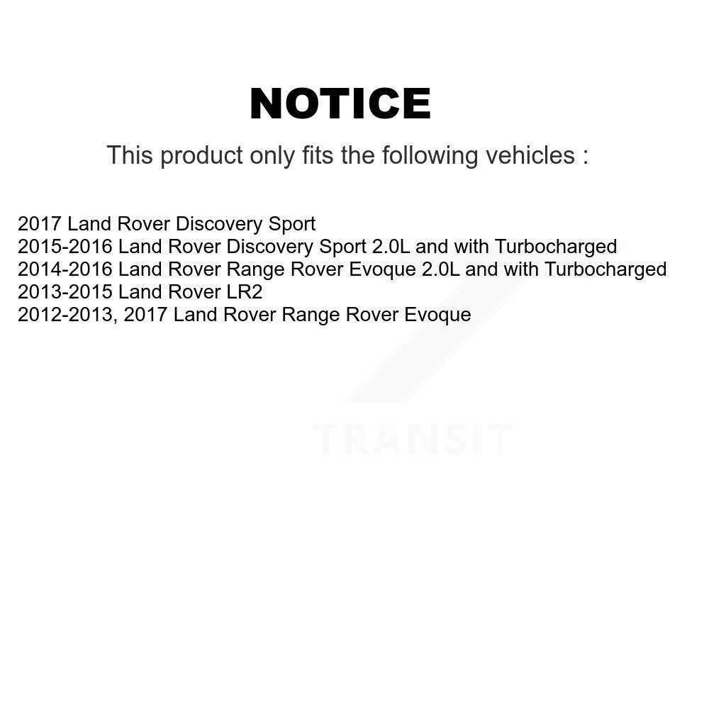 Engine Air Filter (2 Pack) For Land Rover Range Evoque Discovery Sport LR2 K57-100259