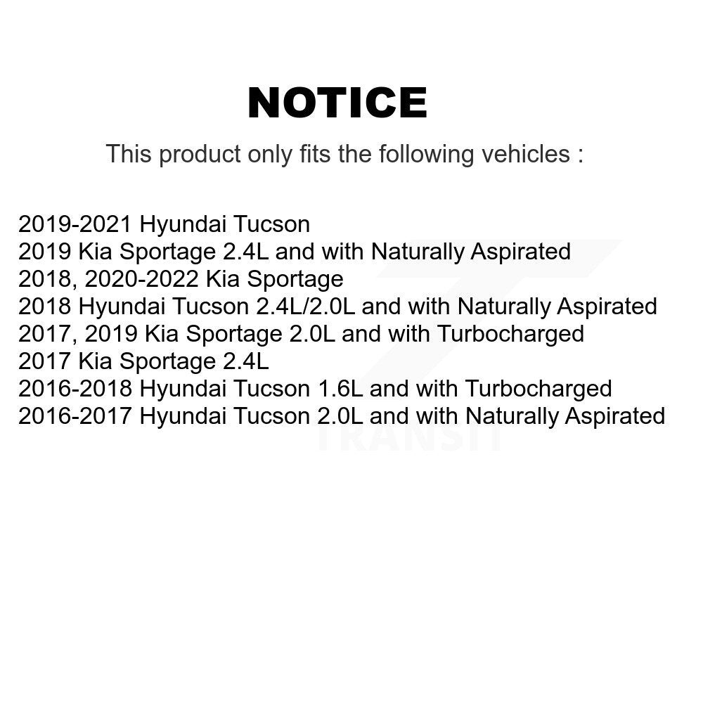 Engine Air Filter (2 Pack) For Hyundai Tucson Kia Sportage K57-100274