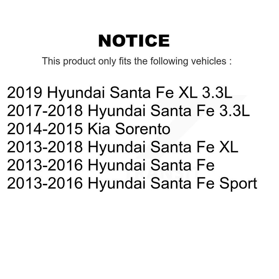 Engine Air Filter (2 Pack) For Hyundai Santa Fe Sport Kia Sorento XL K57-100289