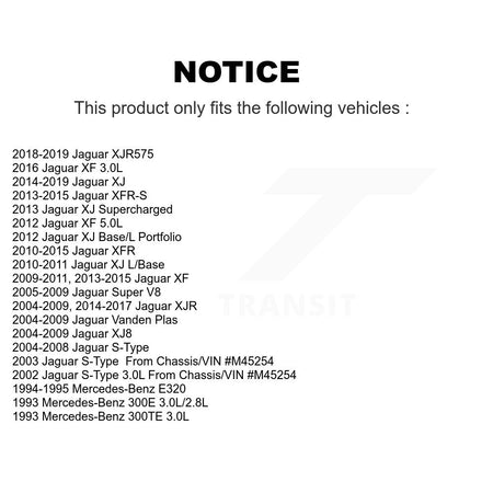 Engine Air Filter (2 Pack) For Jaguar XF XJ S-Type Vanden Plas Mercedes-Benz E320 XFR XJ8 K57-103868