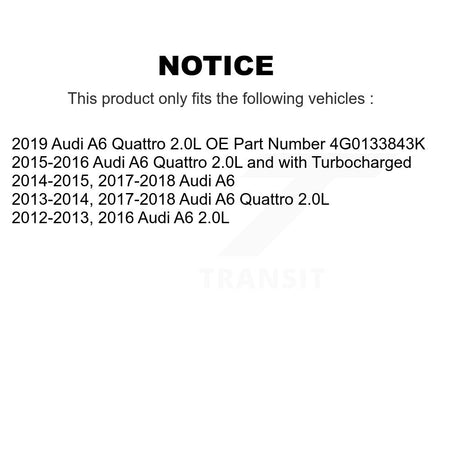 Engine Air Filter (2 Pack) For Audi A6 Quattro K57-103872