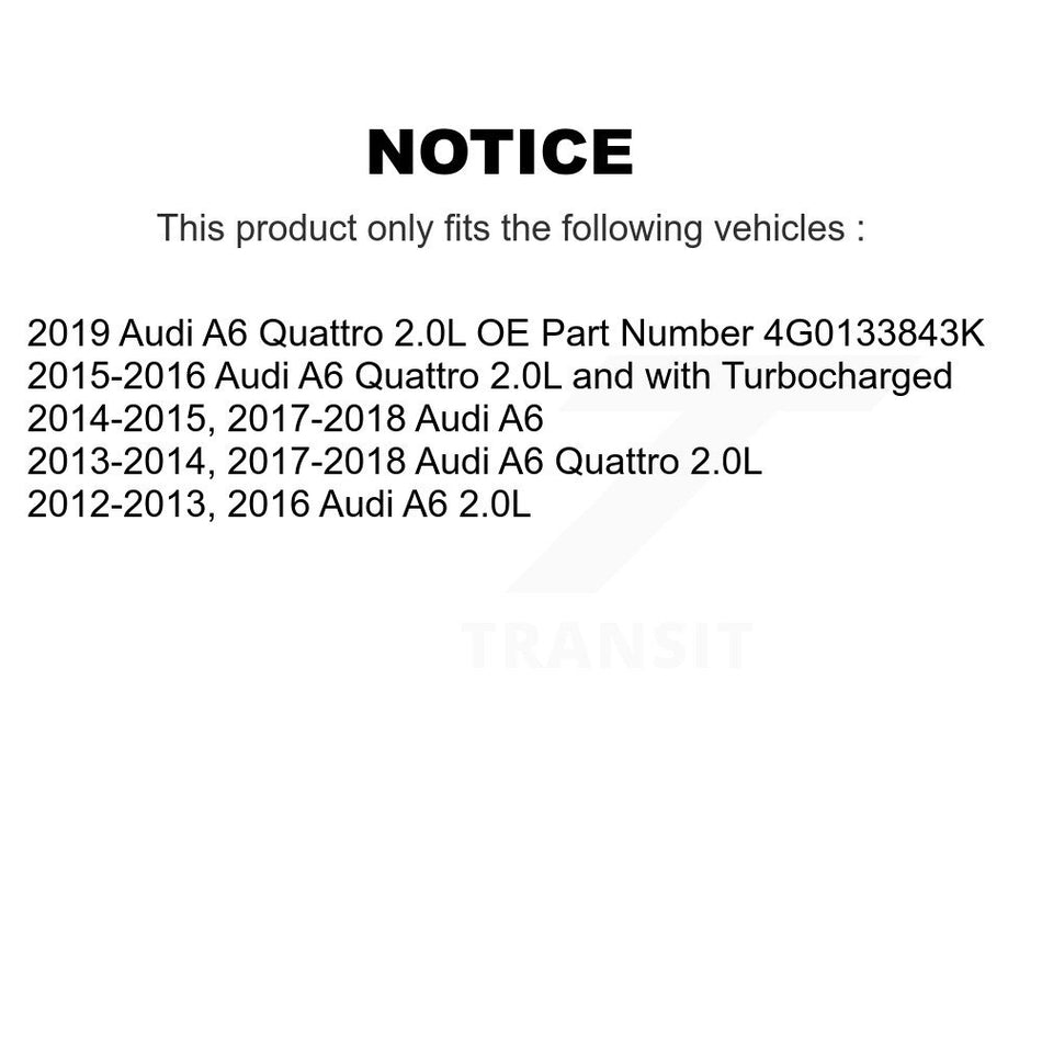Engine Air Filter (2 Pack) For Audi A6 Quattro K57-103872