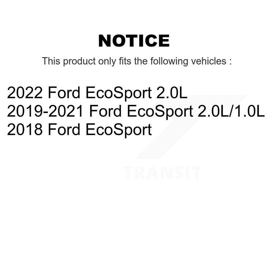 Engine Air Filter (2 Pack) For Ford EcoSport K57-103879