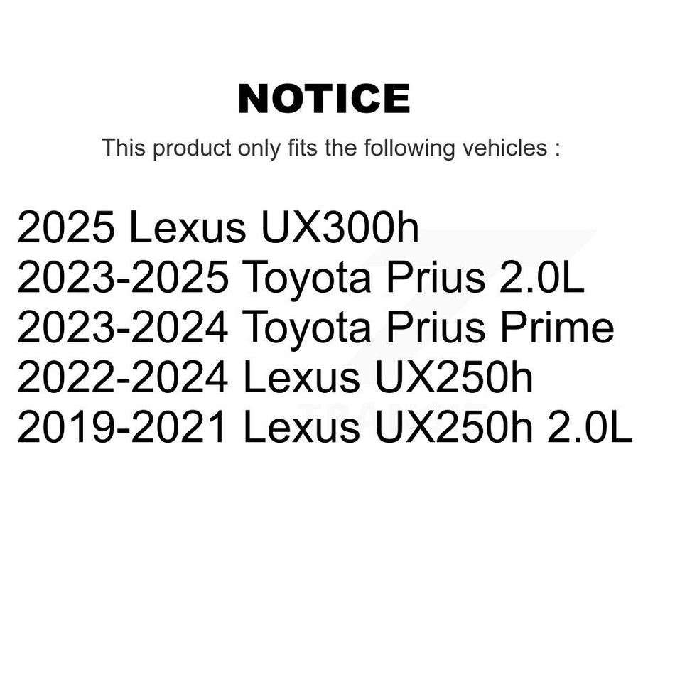 Engine Air Filter (2 Pack) For Lexus UX250h Toyota Prius Prime UX300h K57-103901