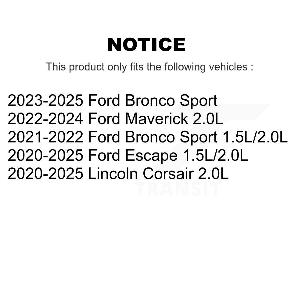 Engine Air Filter (2 Pack) For Ford Escape Bronco Sport Maverick Lincoln Corsair K57-103908