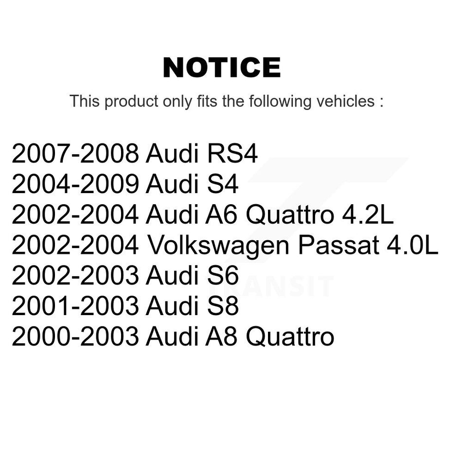 Rear Wheel Bearing Assembly Pair For Volkswagen Passat Audi S4 A6 Quattro RS4 A8 S8 S6 K70-100098