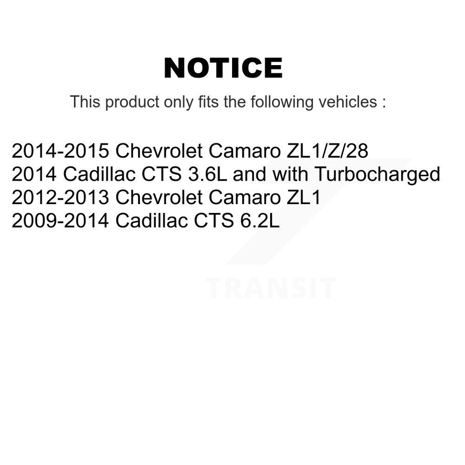 Front Wheel Bearing And Hub Assembly Pair For Chevrolet Camaro Cadillac CTS K70-100332