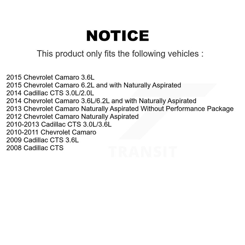 Front Wheel Bearing And Hub Assembly Pair For Chevrolet Camaro Cadillac CTS Impala XTS K70-100333