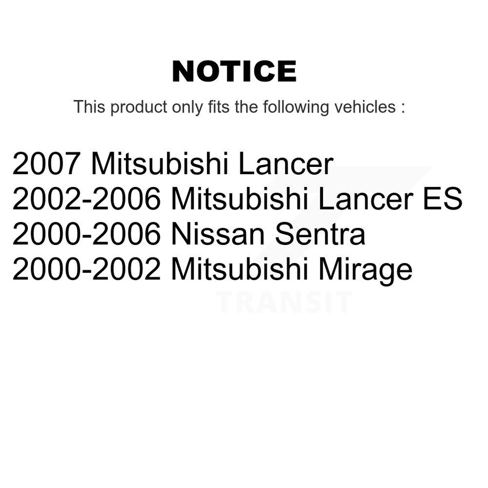 Front Wheel Bearing Pair For Nissan Sentra Mitsubishi Lancer Mirage K70-100506