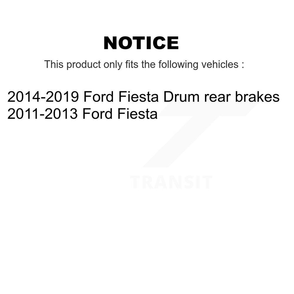 Rear Wheel Bearing And Hub Assembly Pair For Ford Fiesta K70-100745
