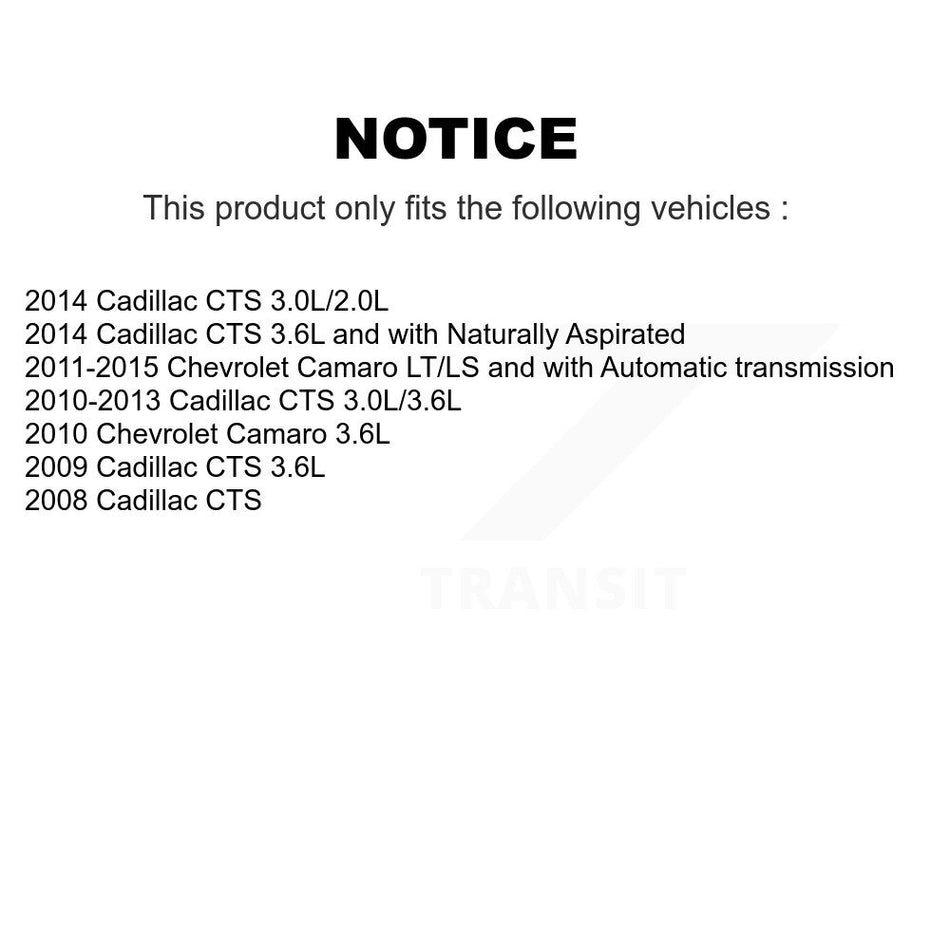 Rear Wheel Bearing And Hub Assembly Pair For Chevrolet Camaro Cadillac CTS Impala XTS K70-100778