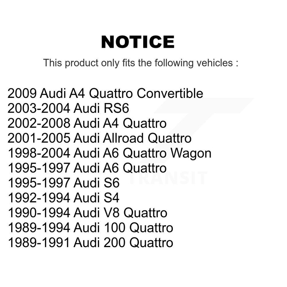 Rear Wheel Bearing Pair For Audi A4 Quattro Volkswagen Passat A6 Allroad A8 RS6 S6 S4 200 100 V8 K70-101049