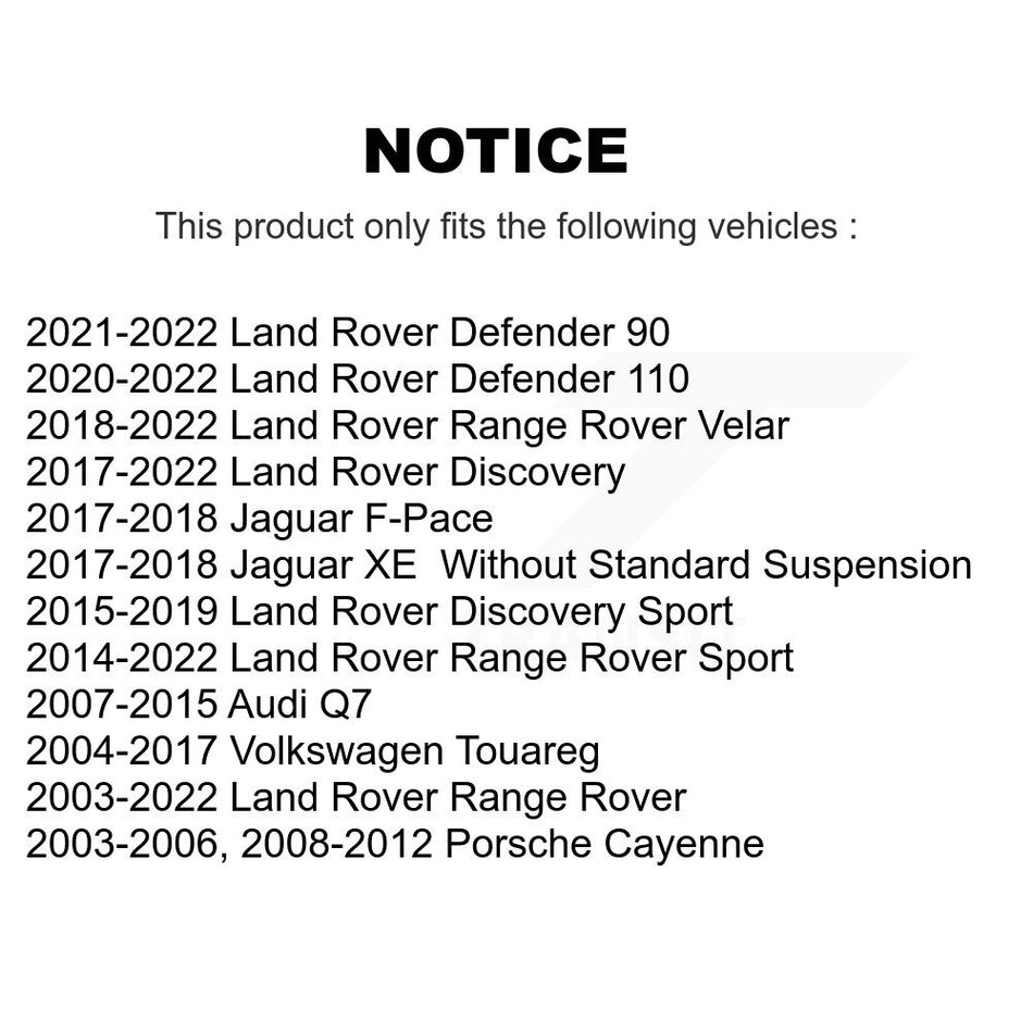 Rear Wheel Bearing Pair For Land Rover Range Audi Q7 Sport Volkswagen Touareg Porsche Cayenne Jaguar Discovery F-Pace XE Velar K70-101058