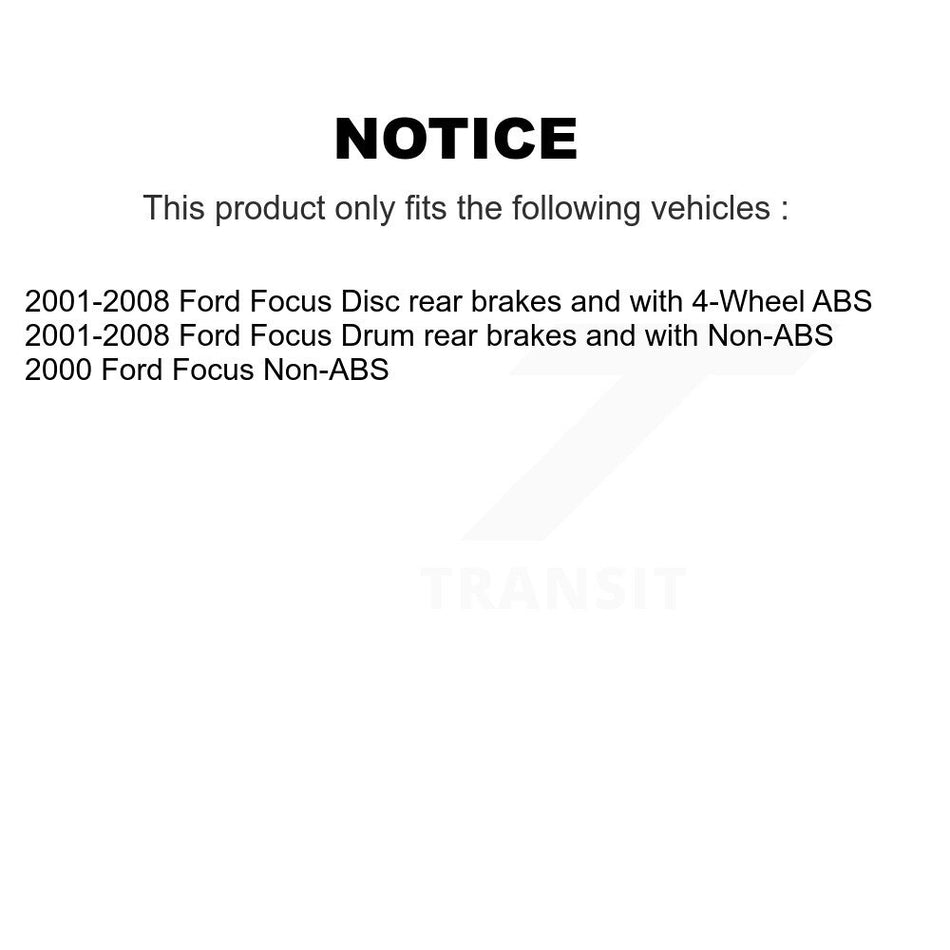 Rear Wheel Bearing And Race Pair For Ford Focus K70-101097