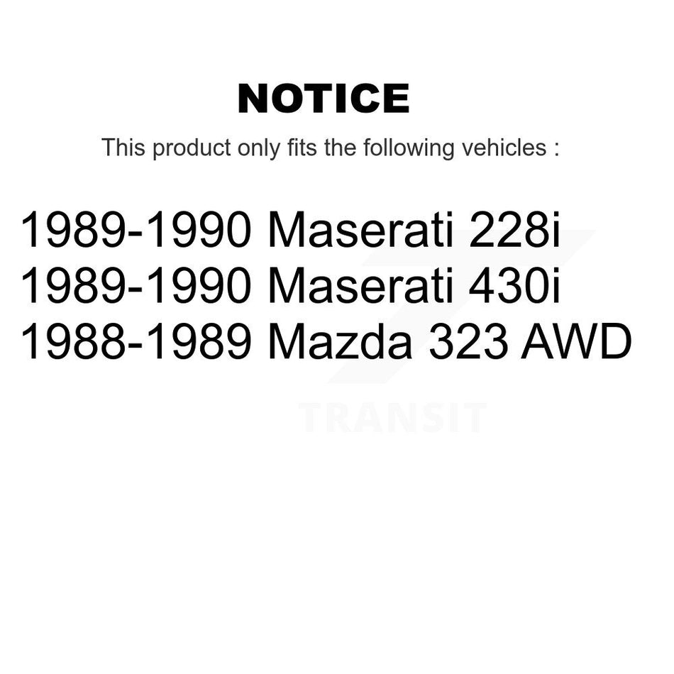 Rear Inner Wheel Bearing And Race Pair For Mazda 323 Maserati 430i 228i K70-101111