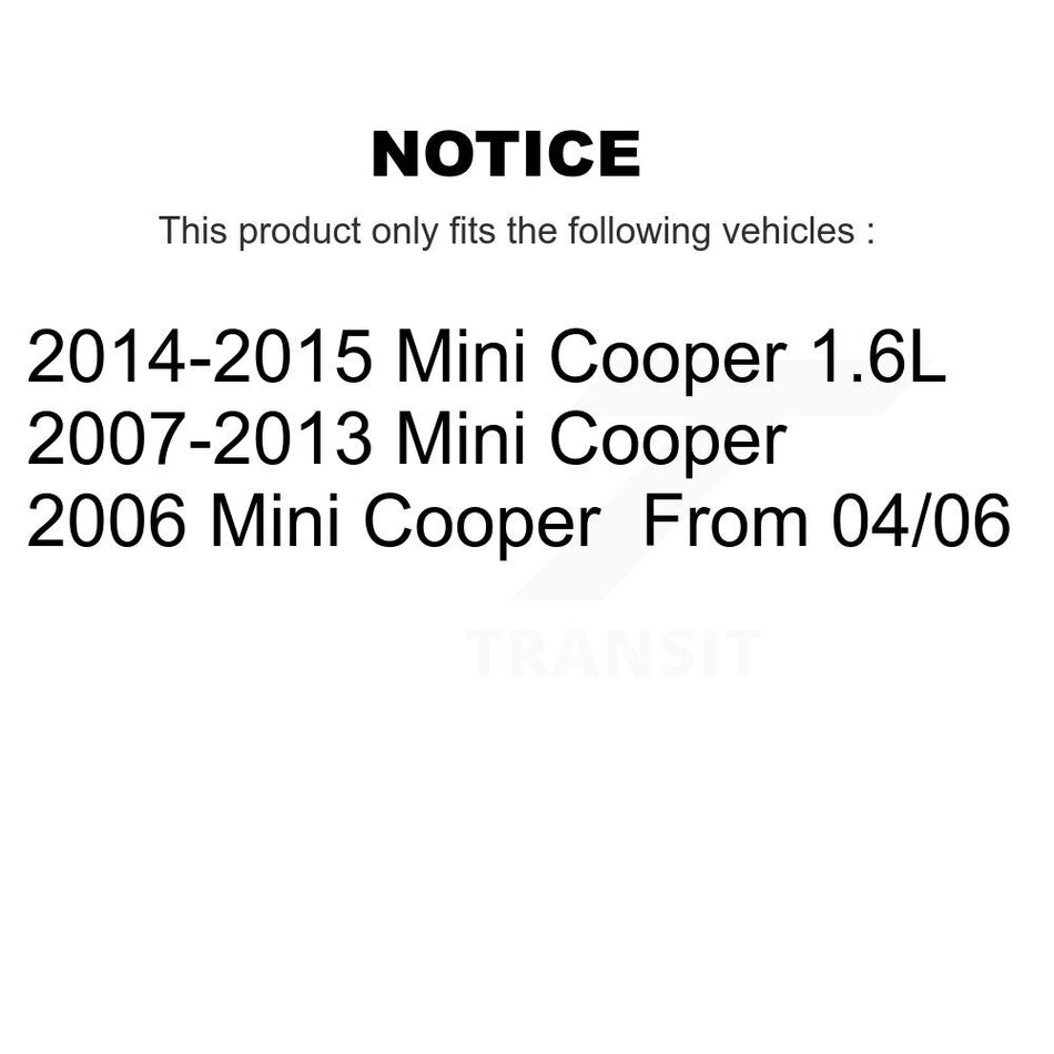 Front Rear Wheel Bearing & Hub Assembly Kit For Mini Cooper K70-101276