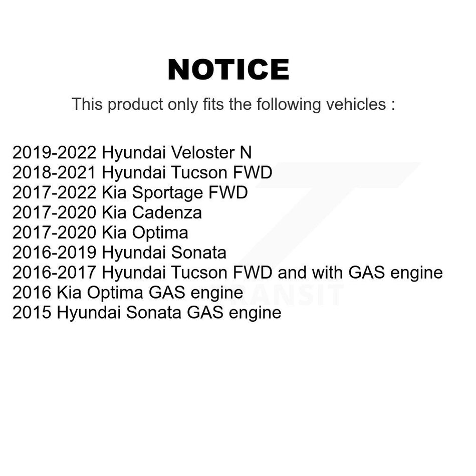 Rear Wheel Bearing And Hub Assembly Pair For Hyundai Sonata Kia Tucson Optima Sportage Cadenza Veloster N K70-101386