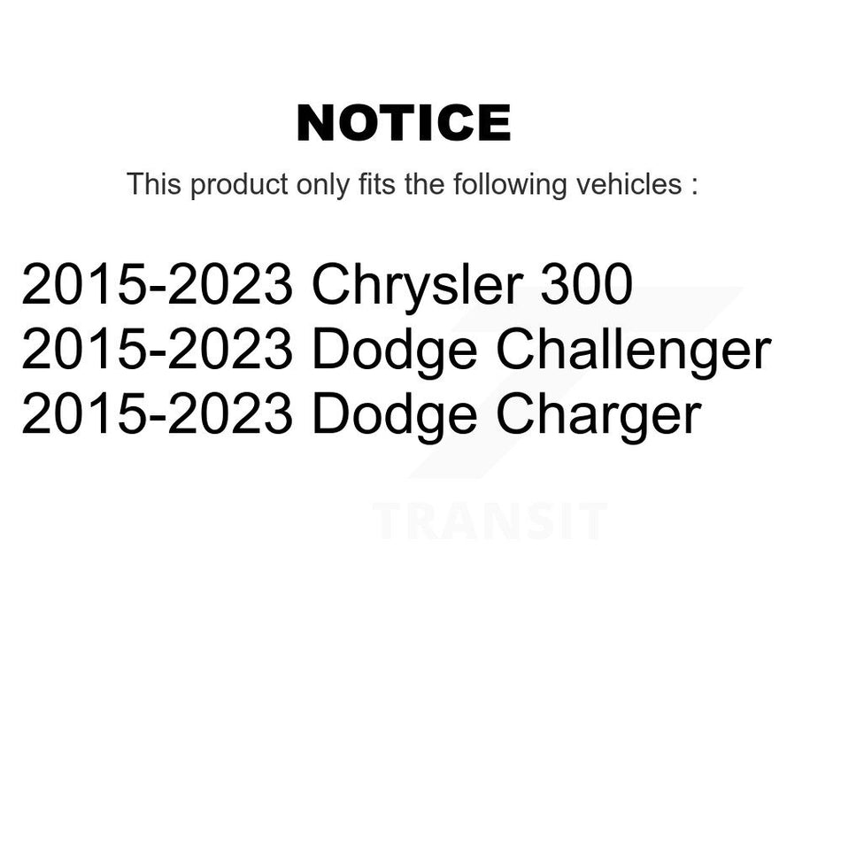 Rear Wheel Bearing And Hub Assembly Pair For 2015-2020 Dodge Charger Challenger Chrysler 300 K70-101387