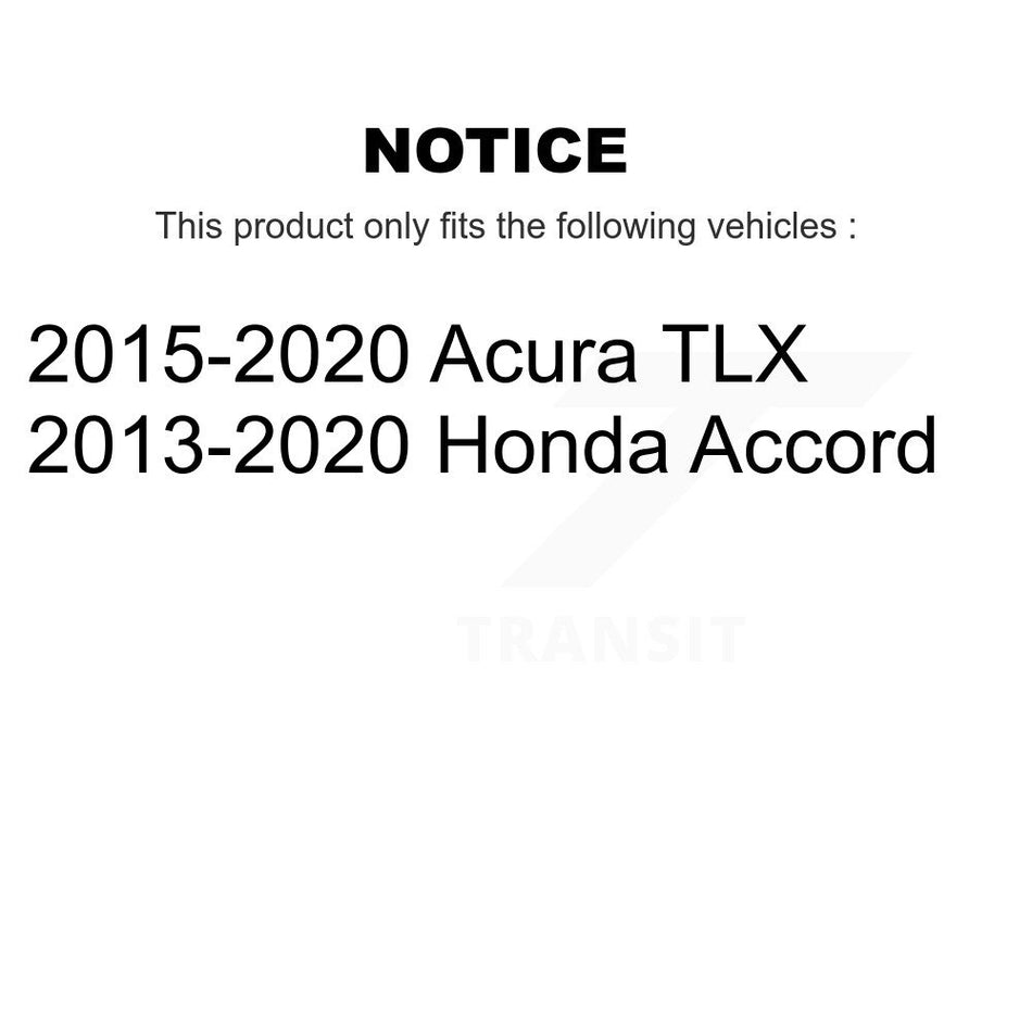 Front Wheel Bearing Pair For Honda Accord Acura TLX RLX K70-101397