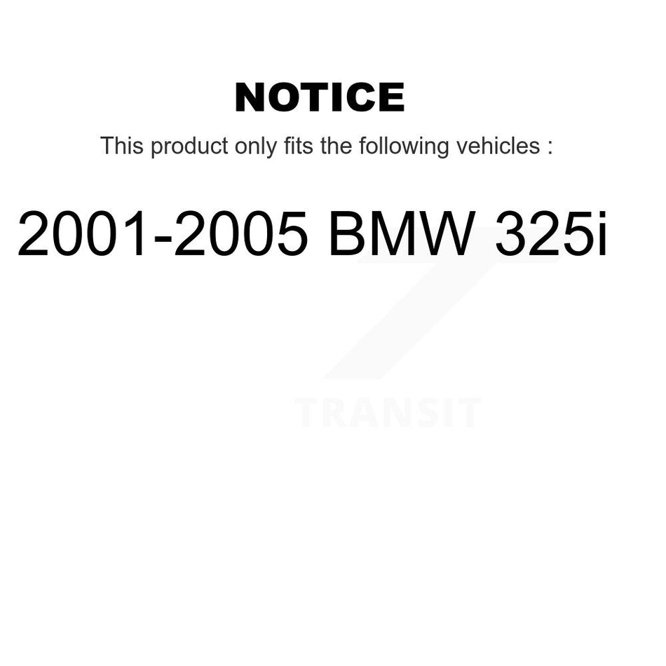 Front Rear Wheel Bearing Kit For 2001-2005 BMW 325i K70-101447
