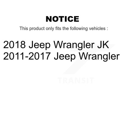 Front Wheel Bearing And Hub Assembly Pair For Jeep Wrangler JK K70-101480
