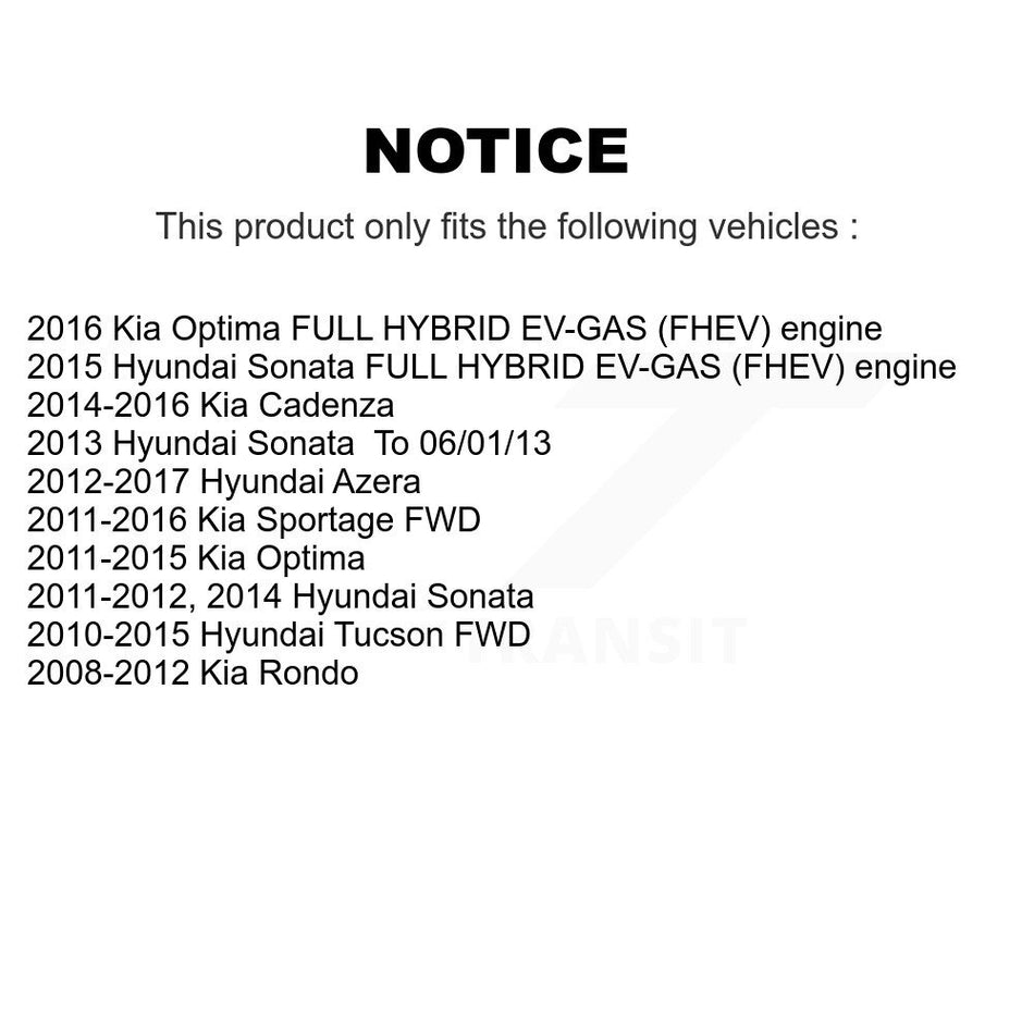 Front Rear Wheel Bearing And Hub Assembly Kit For Hyundai Sonata Kia Optima Tucson Sportage Azera Rondo Cadenza K70-101558
