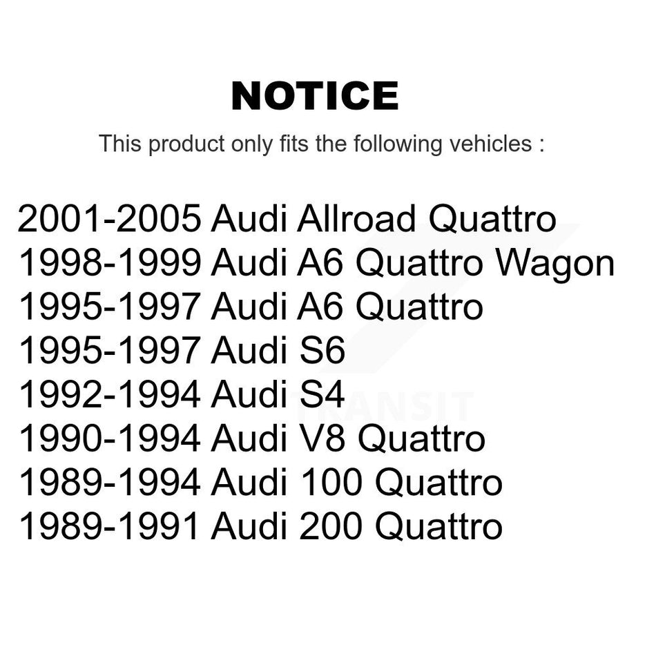 Front Rear Wheel Bearing Kit For Volkswagen Passat Audi Allroad Quattro A6 A8 S6 S4 200 100 V8 K70-101721