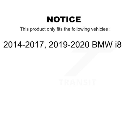 Front Rear Wheel Bearing & Hub Assembly Kit For BMW i8 K70-101867