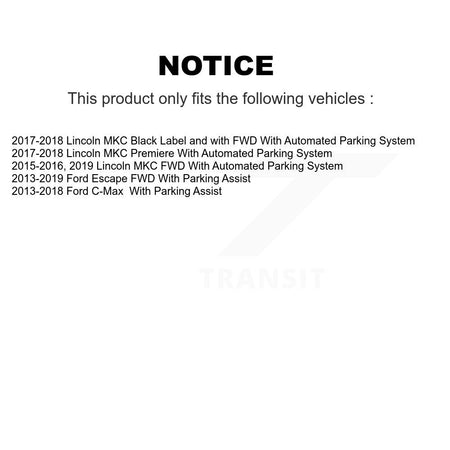 Rear Wheel Bearing And Hub Assembly Pair For Ford Escape Lincoln MKC C-Max K70-101878