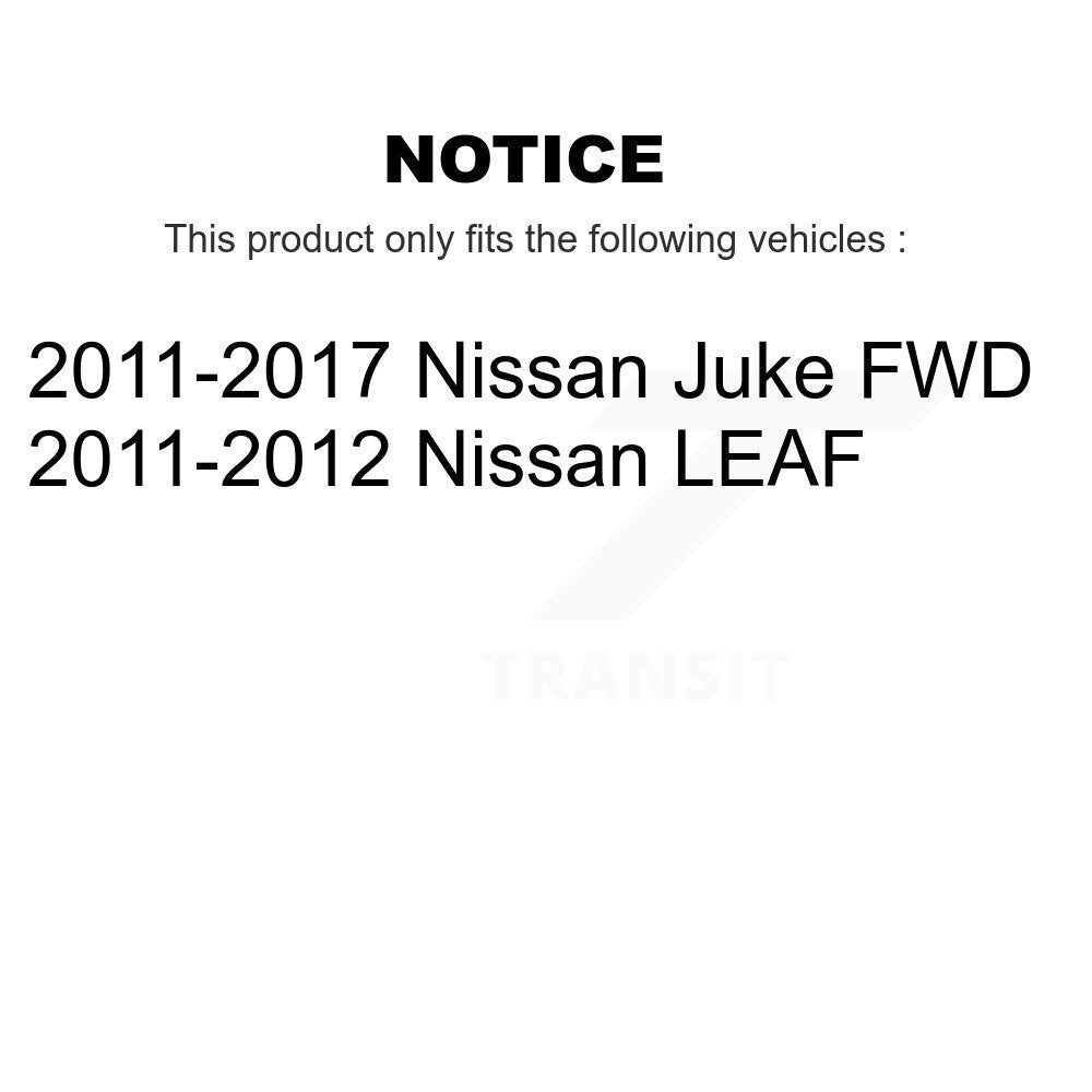 Front Rear Wheel Bearing & Hub Assembly Kit For Nissan Juke LEAF K70-102050