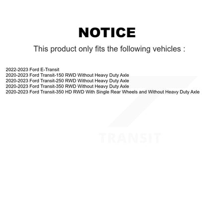 Front Wheel Bearing And Hub Assembly Pair For Ford Transit-250 Transit-350 Transit-150 HD K70-102078