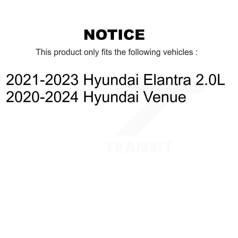 Rear Wheel Bearing And Hub Assembly Pair For Hyundai Elantra Venue K70-102125