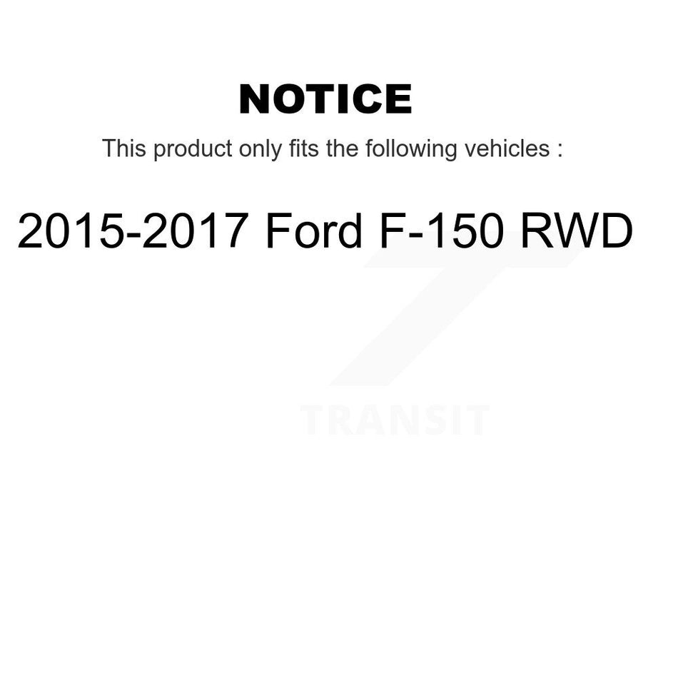 Front Wheel Bearing And Hub Assembly Pair For 2015-2017 Ford F-150 RWD K70-102178