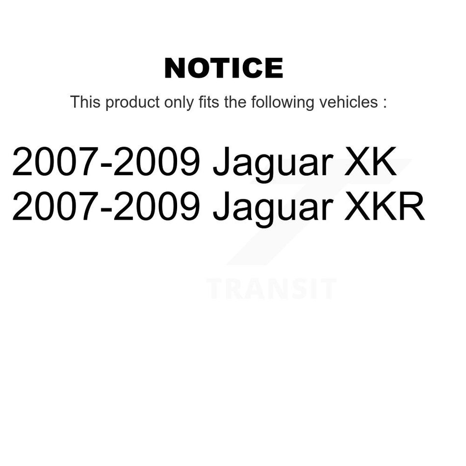 Front Rear Wheel Bearing Kit For 2007-2009 Jaguar XK XKR K70-102216