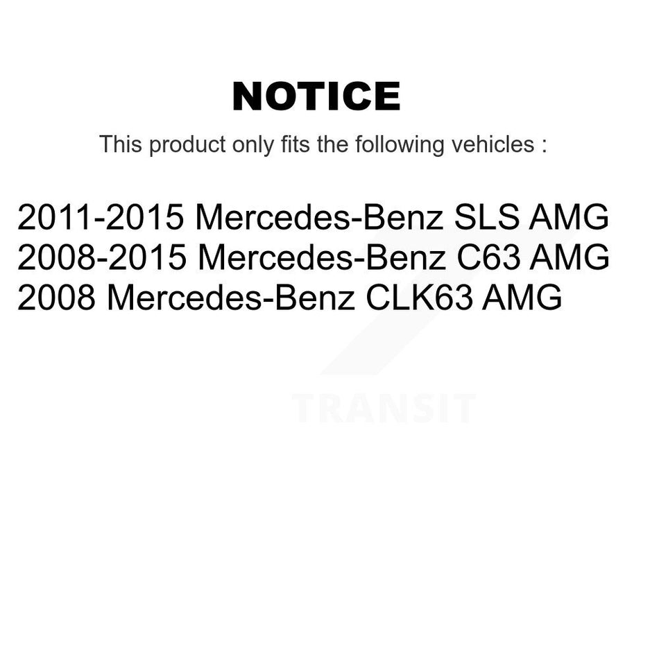 Front Wheel Bearing Assembly Pair For Mercedes-Benz C63 AMG SLS CLK63 K70-102247