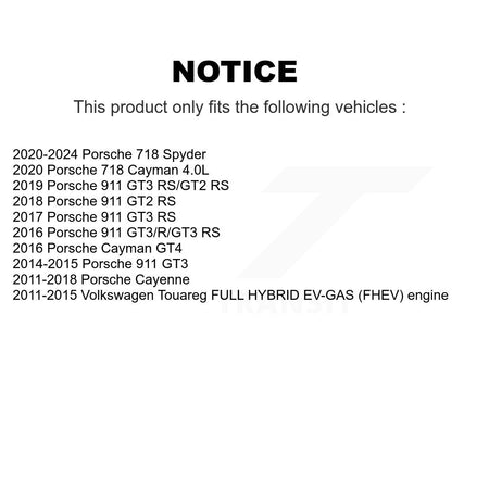 Front Wheel Bearing Assembly Pair For Porsche Cayenne Volkswagen Touareg 911 718 Spyder K70-102248