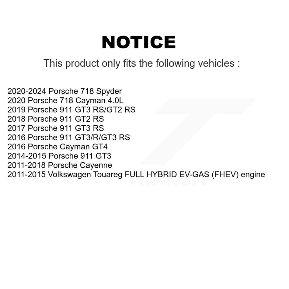 Front Wheel Bearing Assembly Pair For Porsche Cayenne Volkswagen Touareg 911 718 Spyder K70-102248