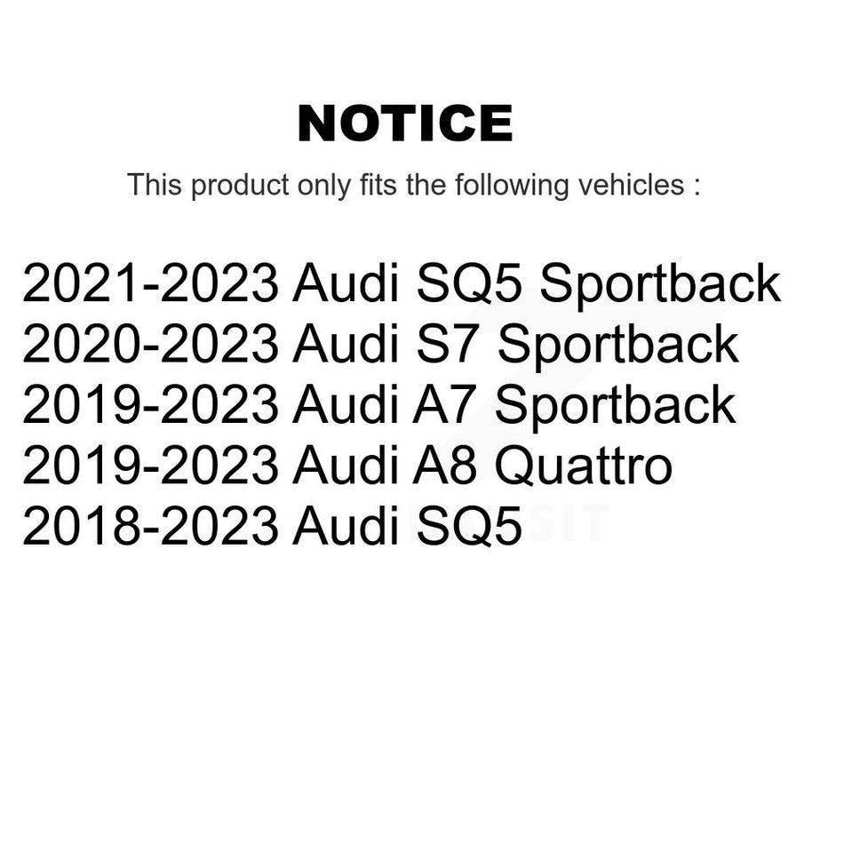 Front Rear Wheel Bearing Assembly Kit For Audi SQ5 Sportback A7 A8 Quattro S7 K70-102264