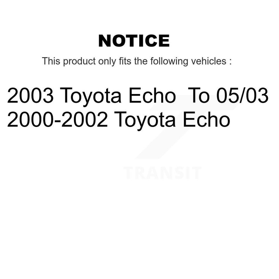 Front Suspension Control Arm And Ball Joint Assembly Link Kit For Toyota Echo K72-100037