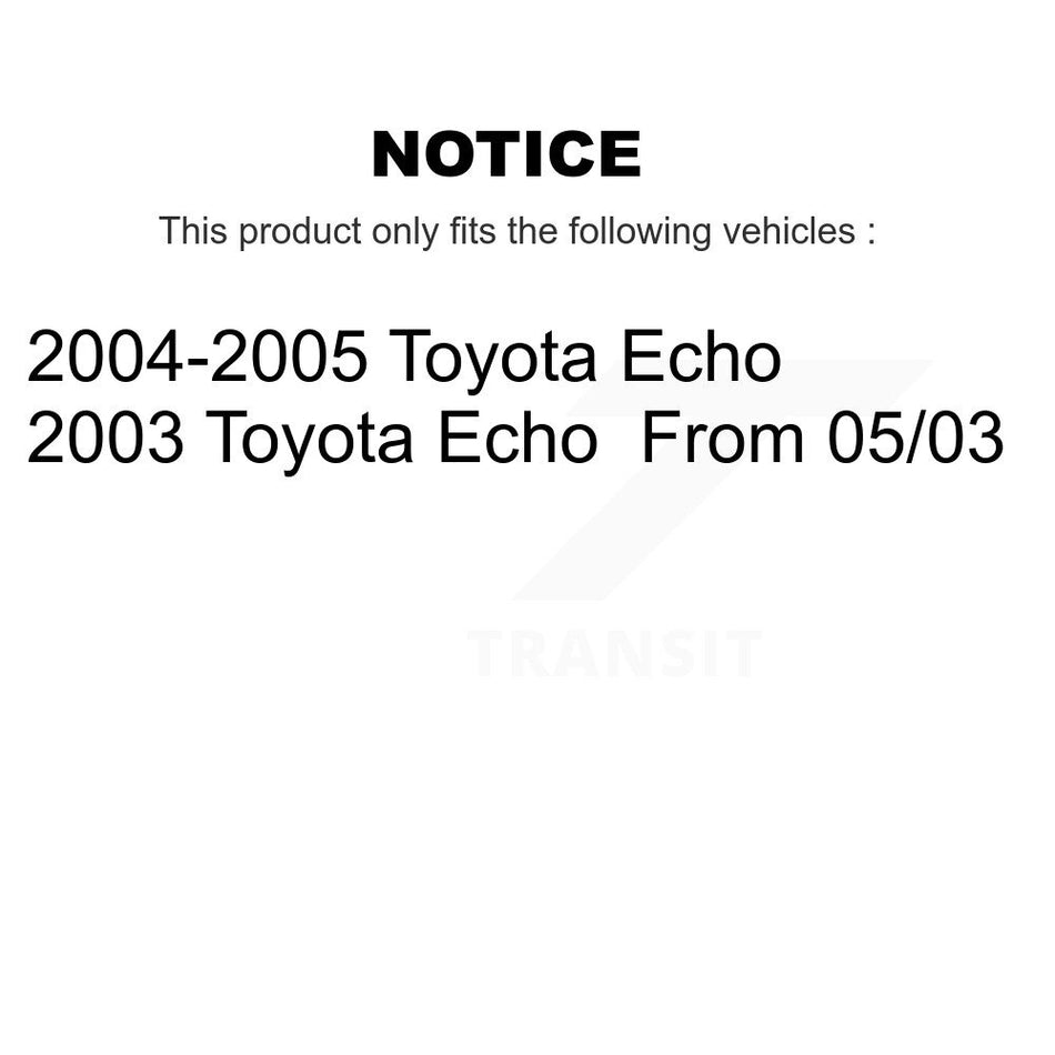 Front Suspension Control Arm And Ball Joint Assembly Link Kit For 2004-2005 Toyota Echo K72-100077