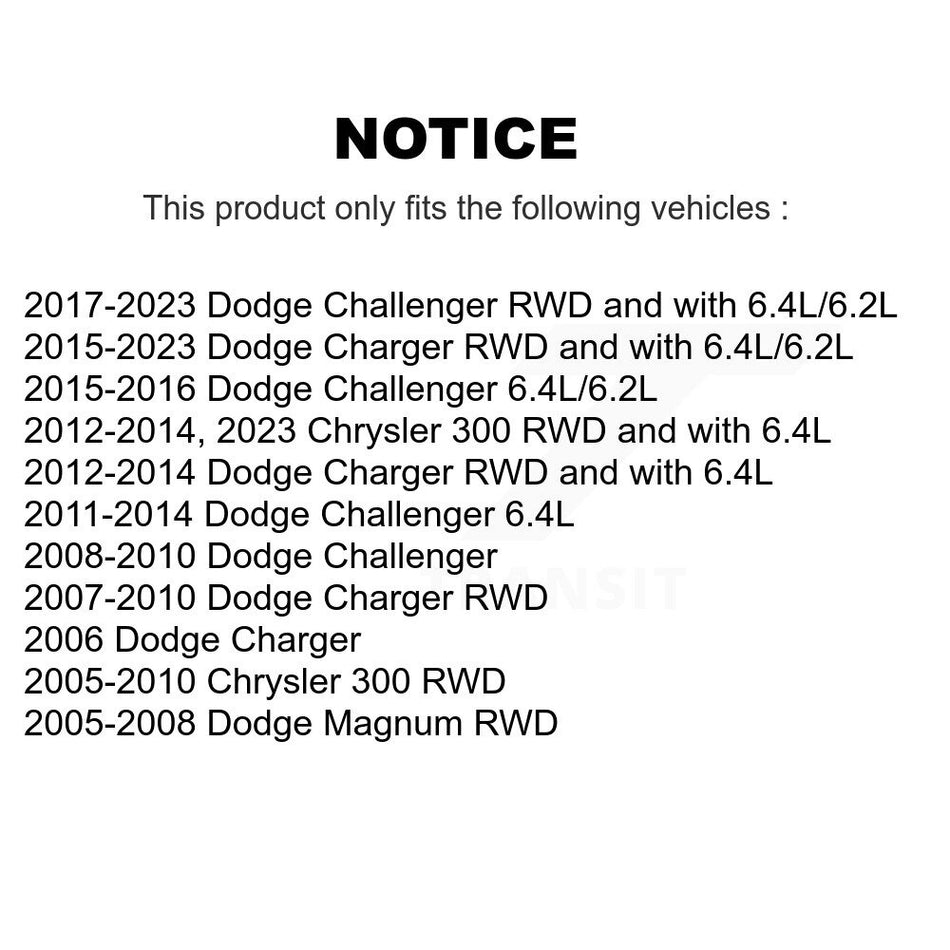 Front Suspension Control Arm And Ball Joint Assembly Link Kit For Dodge Charger Chrysler 300 Challenger Magnum K72-100096