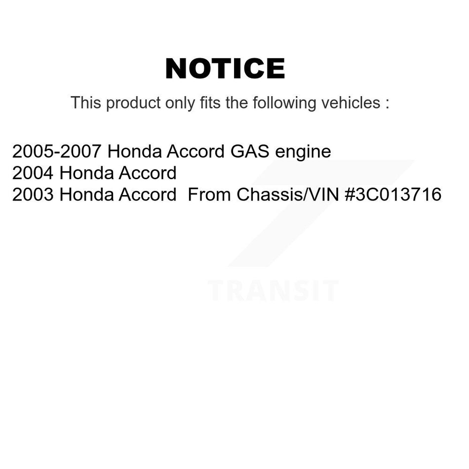 Front Suspension Control Arm And Ball Joint Assembly Link Kit For Honda Accord K72-100106