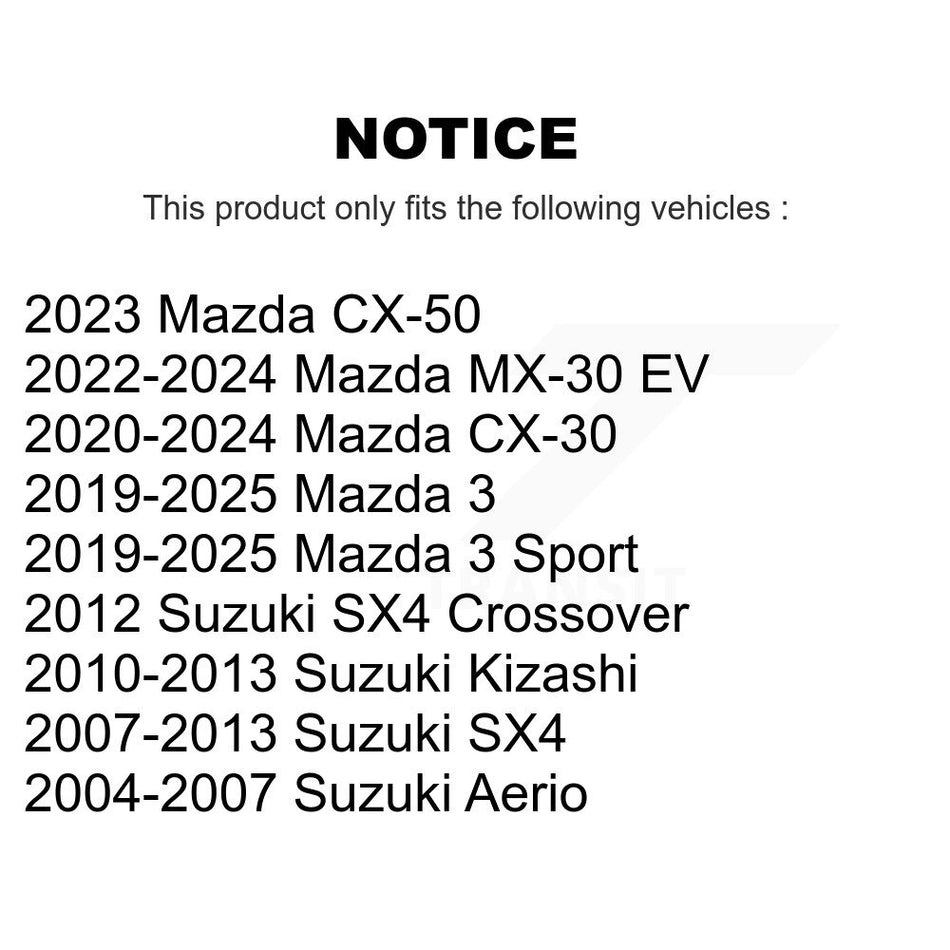 Front Suspension Link Pair For Suzuki SX4 Kizashi Aerio K72-100203